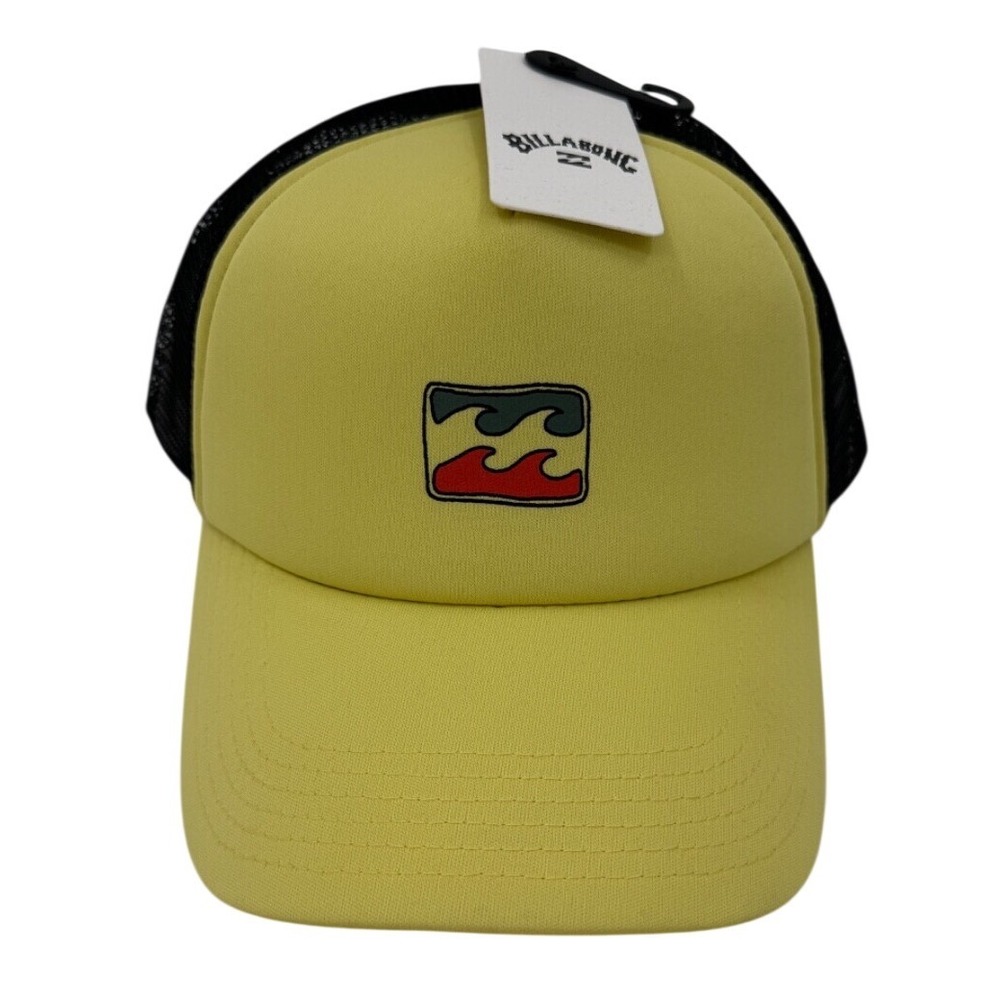 New with tags Billabong (MENS) Unisex Yellow/Black‎ Podium Trucker Hat